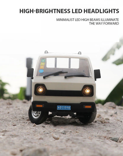 WPL D12 RC Car - 110 Drift  Climb Truck with LED Lights for Kids - ZOOMNSTORE