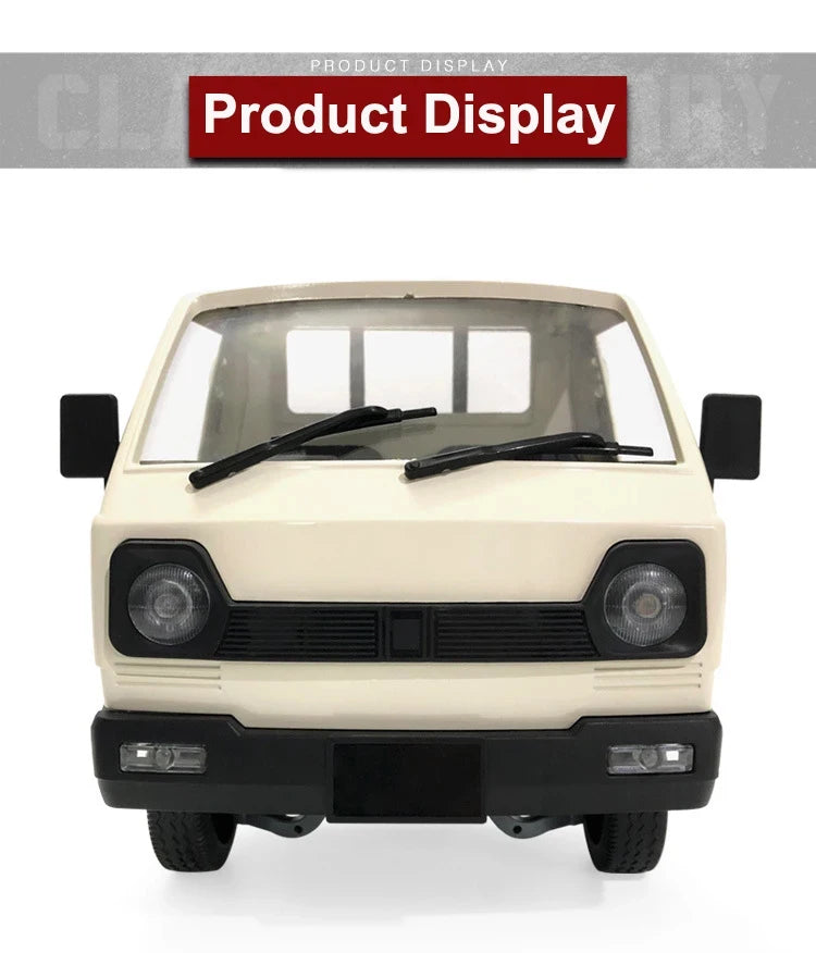 WPL D12 RC Car - 110 Drift  Climb Truck with LED Lights for Kids - ZOOMNSTORE