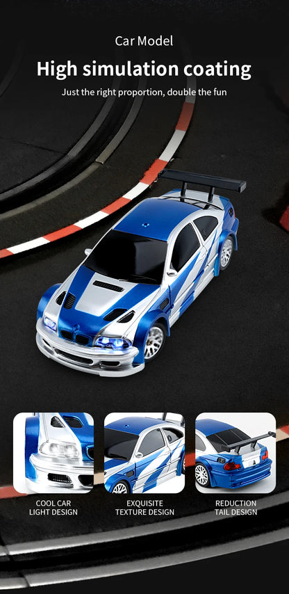 Upgraded 143 RC Drifting Car - High Speed 4WD Radio Control Mini Vehicle - ZOOMNSTORE