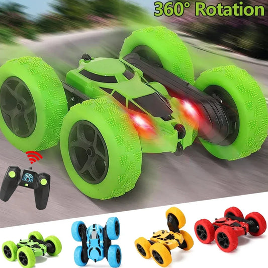 Remote Control Stunt Car - Double-Sided 360 Flip Drift Toy for Kids - ZOOMNSTORE