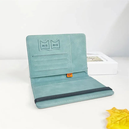 RFID Blocking Leather Passport Holder Wallet - Multi-Function Travel Case for Men  Women - ZOOMNSTORE