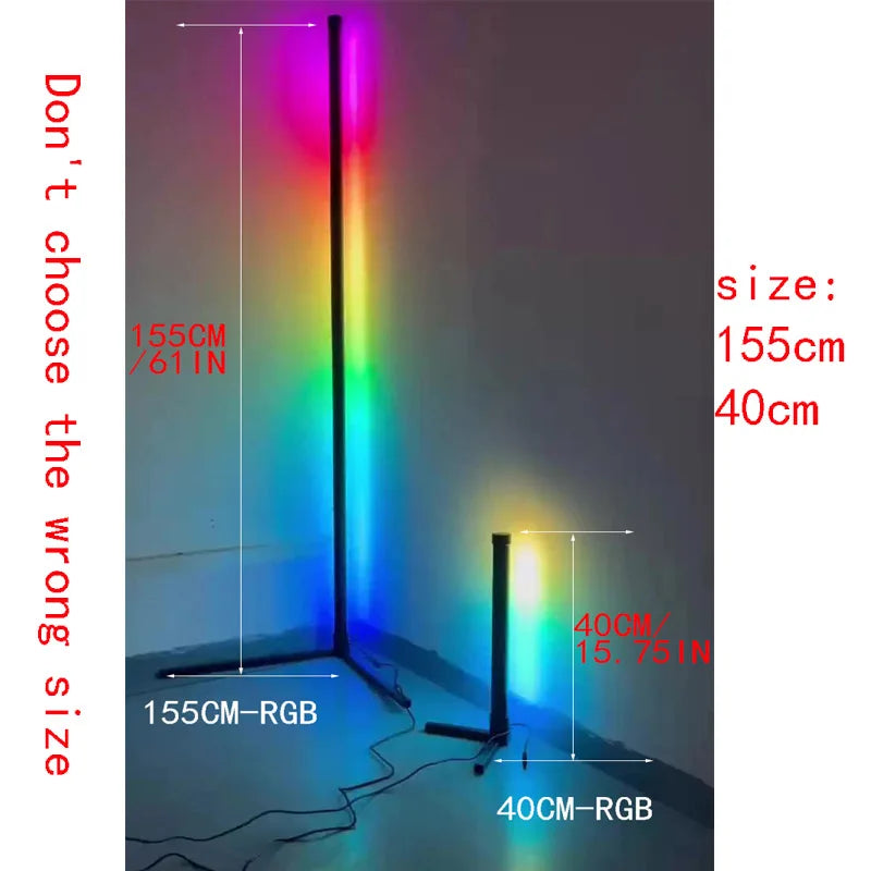 RGB Music Sync Floor Lamp - 16 Million Color Changing Mood Light - ZOOMNSTORE