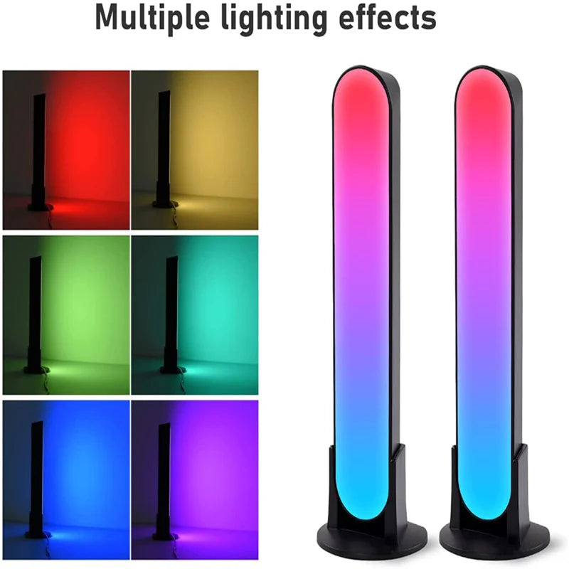 RGB Symphony LED Desktop Night Light - App Controlled Music Rhythm Atmosphere Lamp - ZOOMNSTORE