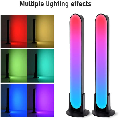 RGB Symphony LED Desktop Night Light - App Controlled Music Rhythm Atmosphere Lamp - ZOOMNSTORE