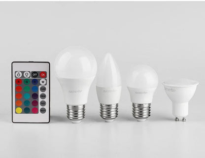 RGBW LED Bulb - Smart Color Changing Bulb With Remote Control | E27 Spotlight - ZOOMNSTORE
