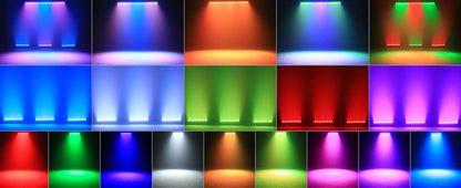 RGBW Wall Wash Lamp - 9 LEDs Stage Lighting for DJ  Party - ZOOMNSTORE