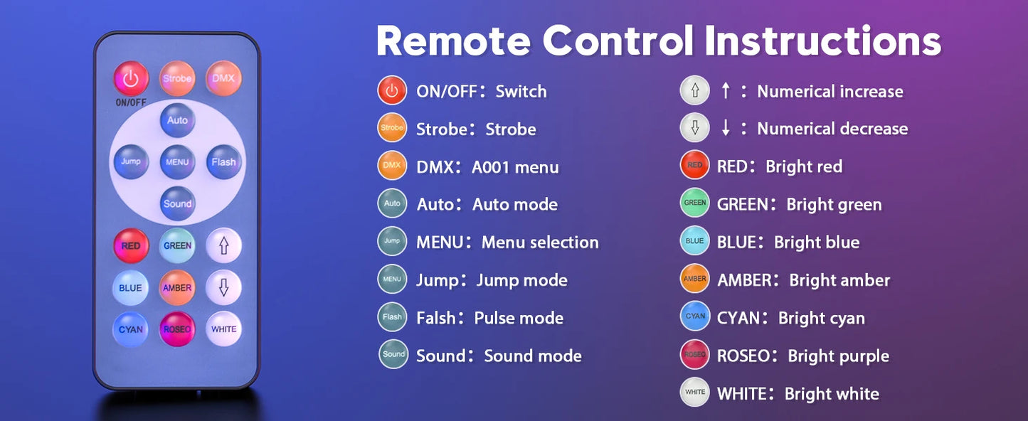 RGBW Wall Wash Lamp - 9 LEDs Stage Lighting for DJ  Party - ZOOMNSTORE