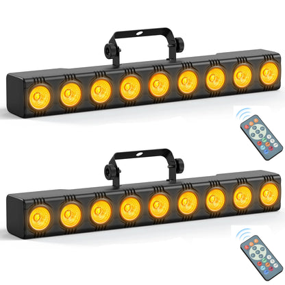 RGBW Wall Wash Lamp - 9 LEDs Stage Lighting for DJ  Party - ZOOMNSTORE