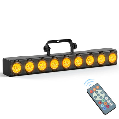 RGBW Wall Wash Lamp - 9 LEDs Stage Lighting for DJ  Party - ZOOMNSTORE