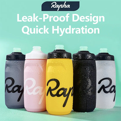 Rapha Cycling Water Bottle - 750ml Leak-Proof Ultra Light Squeezable Sports Flask - ZOOMNSTORE