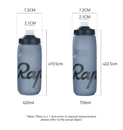 Rapha Cycling Water Bottle - 750ml Leak-Proof Ultra Light Squeezable Sports Flask - ZOOMNSTORE