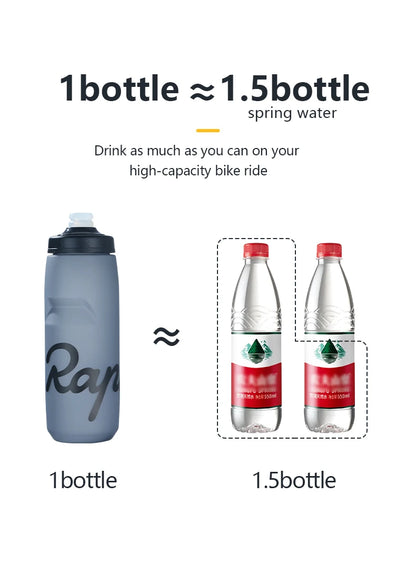Rapha Cycling Water Bottle - 750ml Leak-Proof Ultra Light Squeezable Sports Flask - ZOOMNSTORE