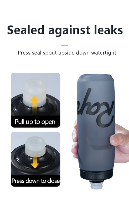 Rapha Cycling Water Bottle - 750ml Leak-Proof Ultra Light Squeezable Sports Flask - ZOOMNSTORE