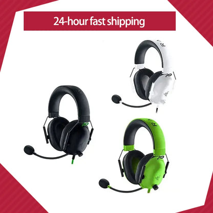 Razer BlackShark Headset – Wired Esports Headphones with 7.1 Surround Sound - ZOOMNSTORE