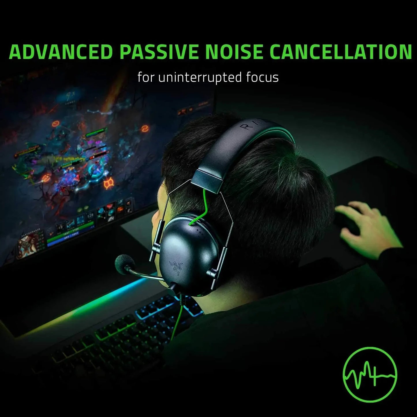 Razer BlackShark Headset – Wired Esports Headphones with 7.1 Surround Sound - ZOOMNSTORE