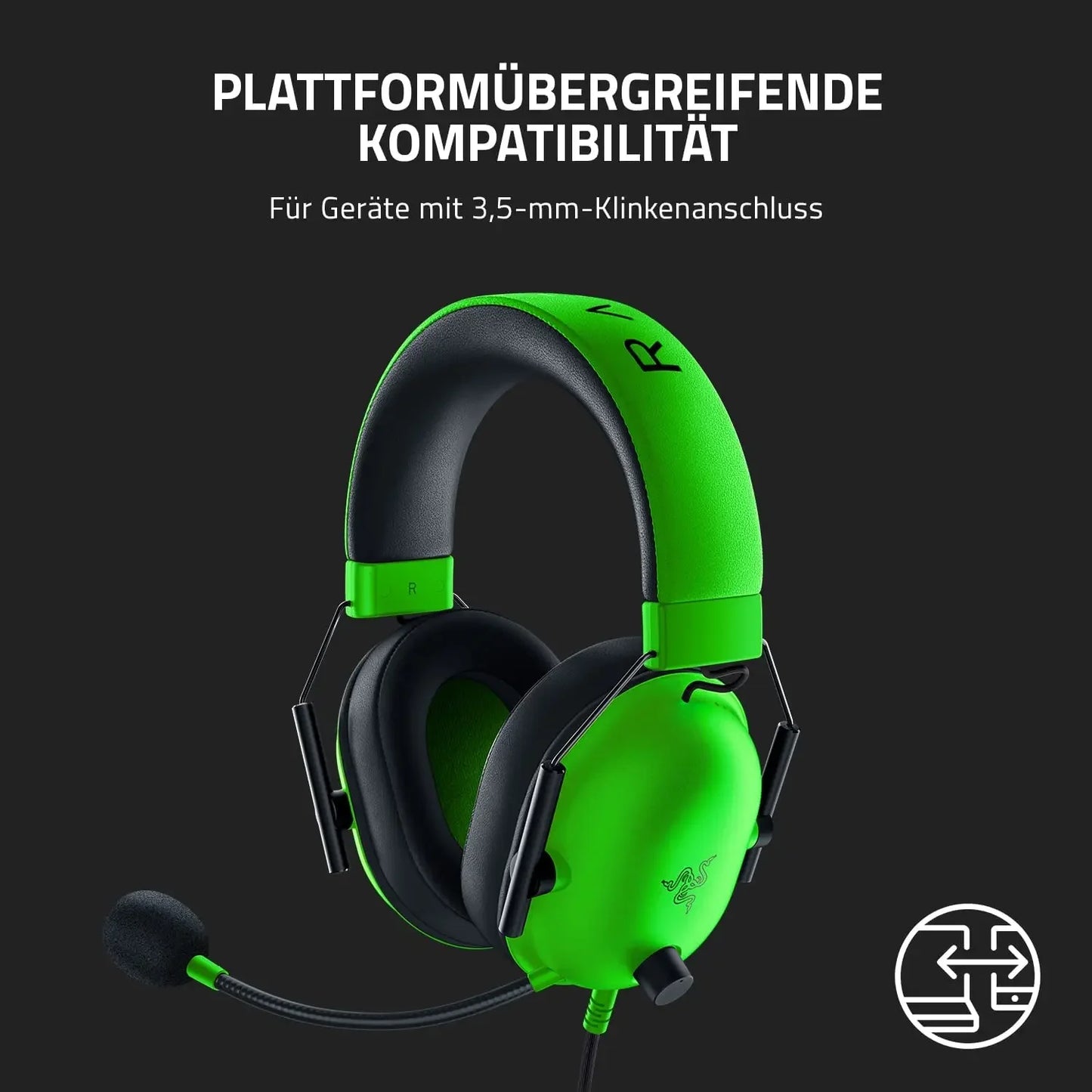 Razer BlackShark Headset – Wired Esports Headphones with 7.1 Surround Sound - ZOOMNSTORE