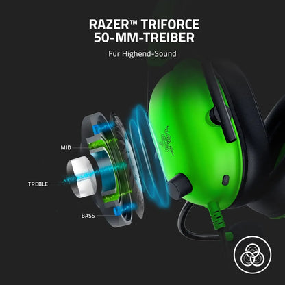 Razer BlackShark Headset – Wired Esports Headphones with 7.1 Surround Sound - ZOOMNSTORE