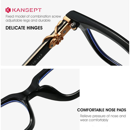 Reading Glasses - KANSEPT Prescription Eyewear With Optical Lenses For Men & Women - ZOOMNSTORE
