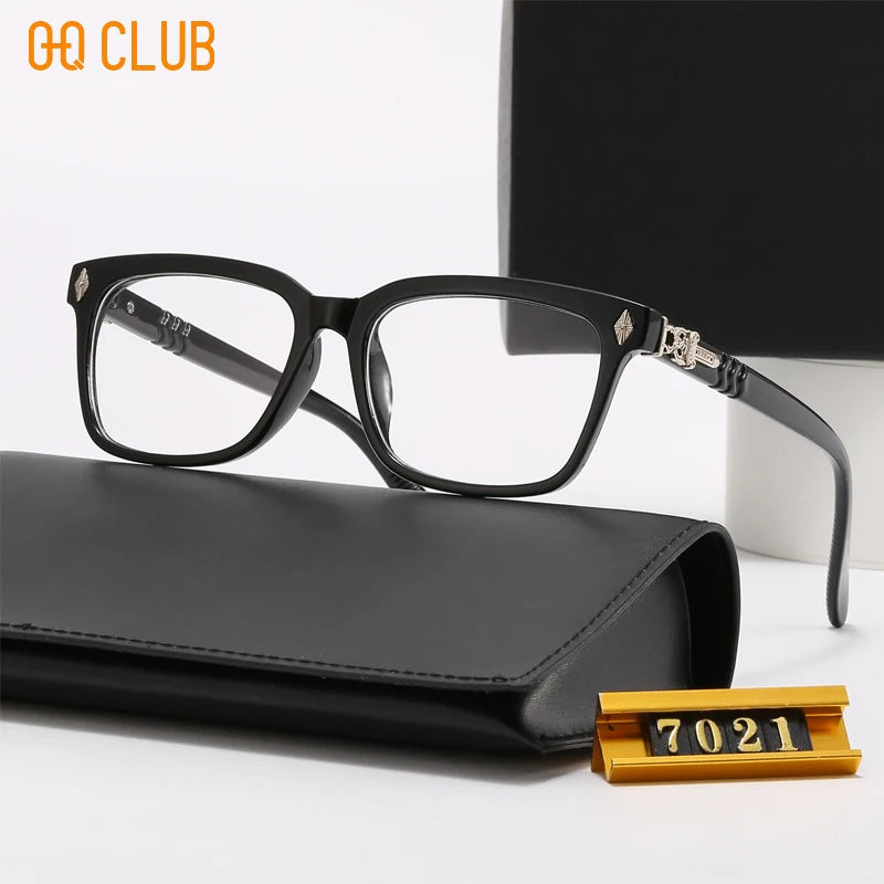 Reading Glasses Men - Luxury Rectangle Plastic Frame Eyewear With Anti Reflective Lenses - ZOOMNSTORE