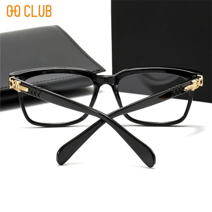 Reading Glasses Men - Luxury Rectangle Plastic Frame Eyewear With Anti Reflective Lenses - ZOOMNSTORE