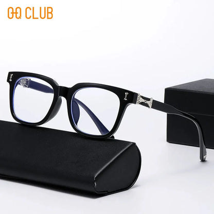 Reading Glasses Men - Luxury Rectangle Plastic Frame Eyewear With Anti Reflective Lenses - ZOOMNSTORE