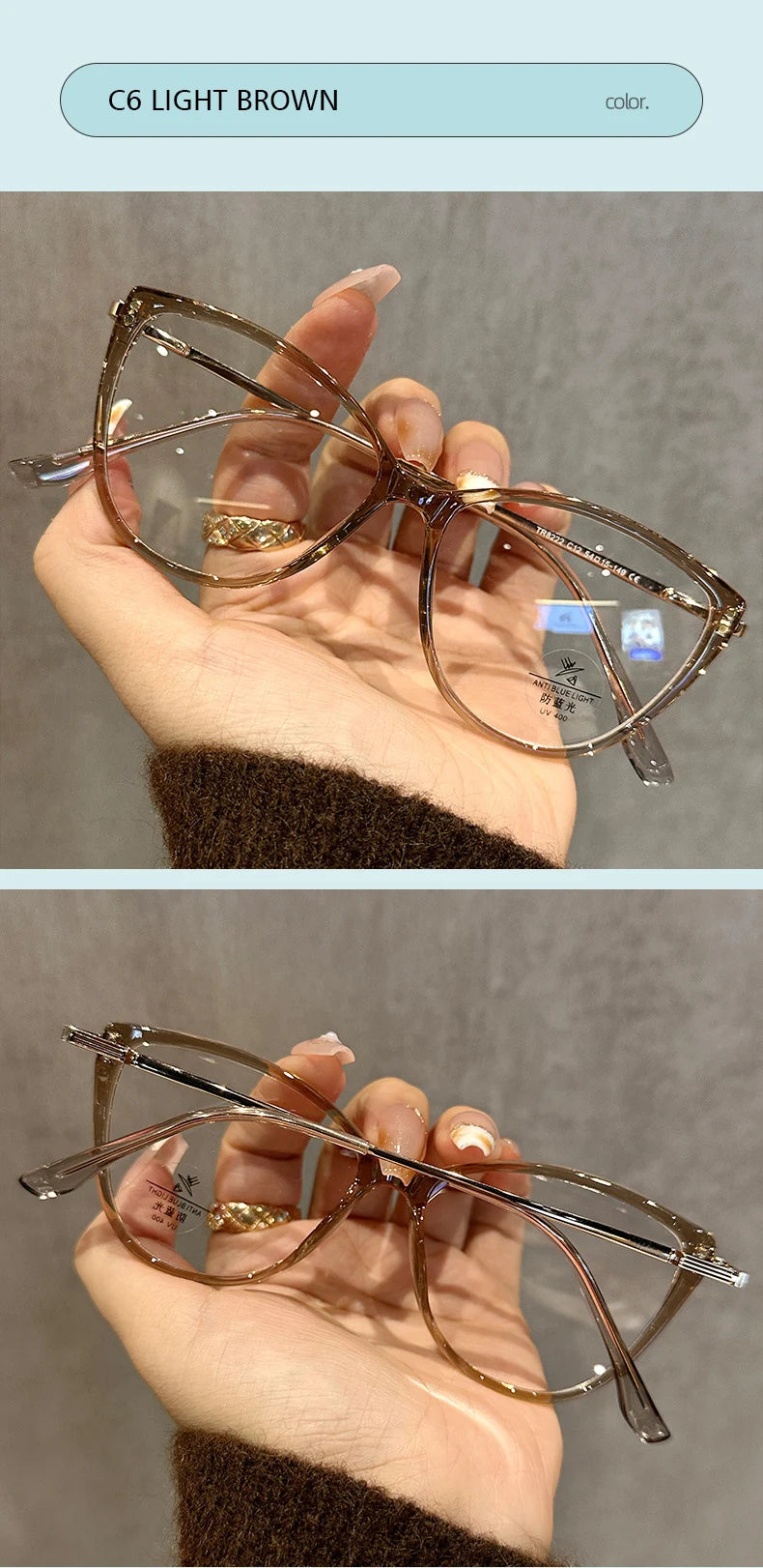 Reading Glasses Women | Prescription Cat Eye Eyewear With Photochromic Lenses - ZOOMNSTORE