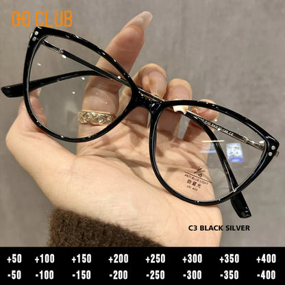 Reading Glasses Women | Prescription Cat Eye Eyewear With Photochromic Lenses - ZOOMNSTORE