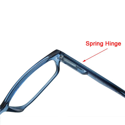 Reading Glasses for Men & Women - 3 Pack Square Readers | Unbreakable Plastic Frame Spectacles - ZOOMNSTORE