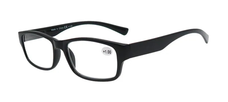 Reading Glasses for Men & Women - 3 Pack Square Readers | Unbreakable Plastic Frame Spectacles - ZOOMNSTORE