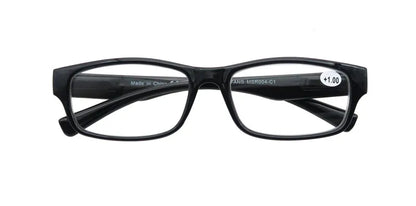 Reading Glasses for Men & Women - 3 Pack Square Readers | Unbreakable Plastic Frame Spectacles - ZOOMNSTORE
