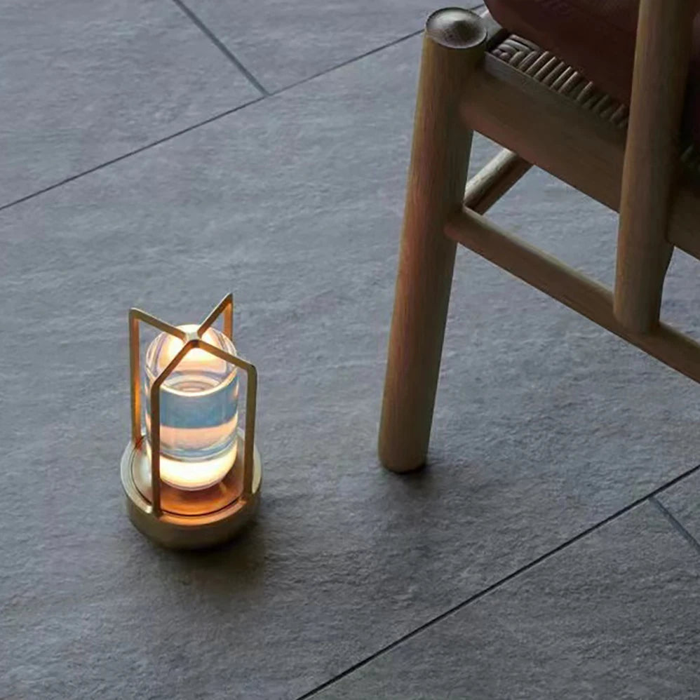 Rechargeable Cross-Shaped Table Lamp - Touch Dimming Night Light for Home  Outdoor Decor - ZOOMNSTORE