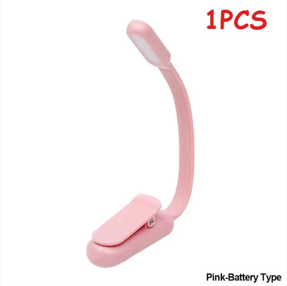Rechargeable Reading Lamp - Portable Book Light with Flexible Neck & Adjustable Brightness - ZOOMNSTORE