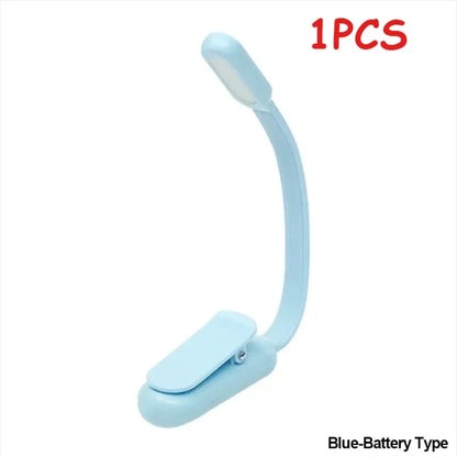 Rechargeable Reading Lamp - Portable Book Light with Flexible Neck & Adjustable Brightness - ZOOMNSTORE
