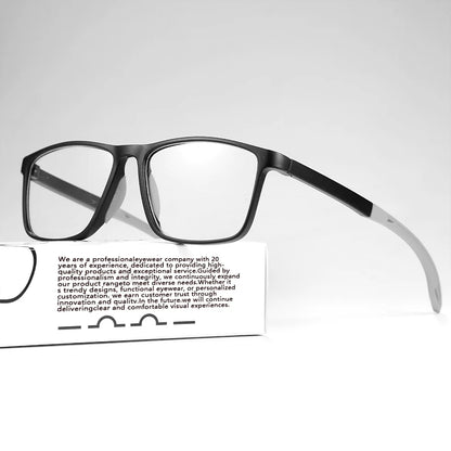 Rectangle Reading Glasses – Sport Non Slip Presbyopia Eyewear for Middle Aged Men & Women - ZOOMNSTORE