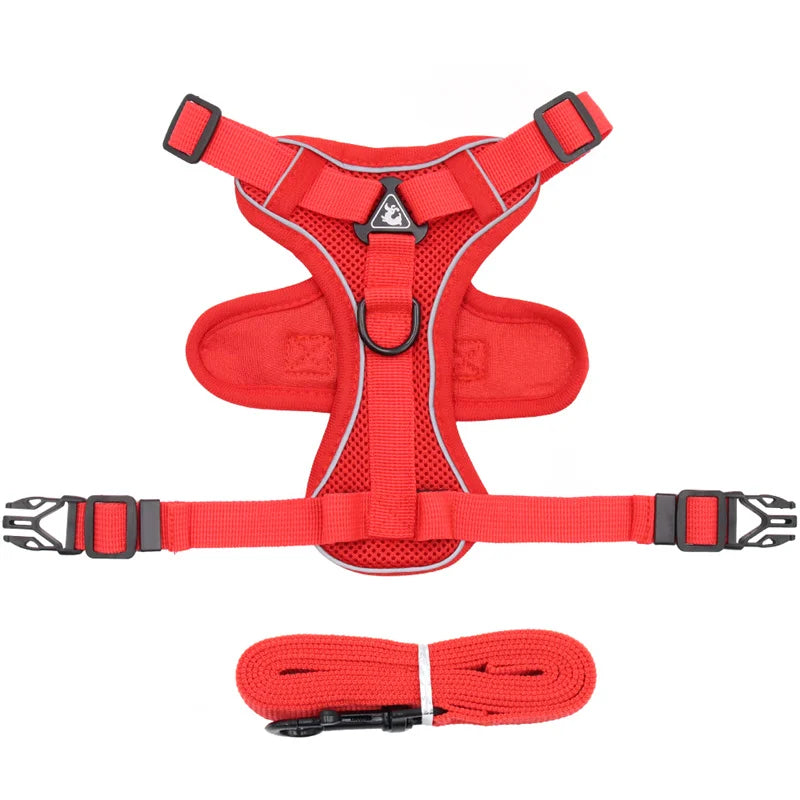 Reflective Cat Harness and Leash Set - Breathable Mesh for Small Dogs and Cats - ZOOMNSTORE