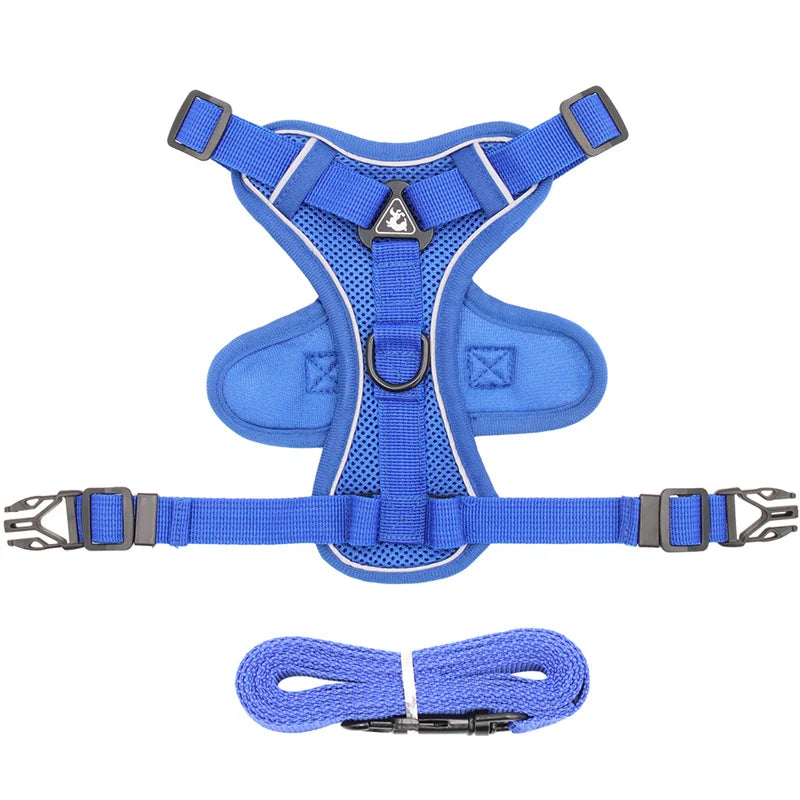 Reflective Cat Harness and Leash Set - Breathable Mesh for Small Dogs and Cats - ZOOMNSTORE