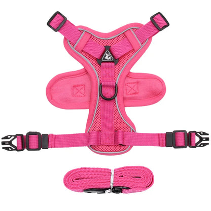 Reflective Cat Harness and Leash Set - Breathable Mesh for Small Dogs and Cats - ZOOMNSTORE
