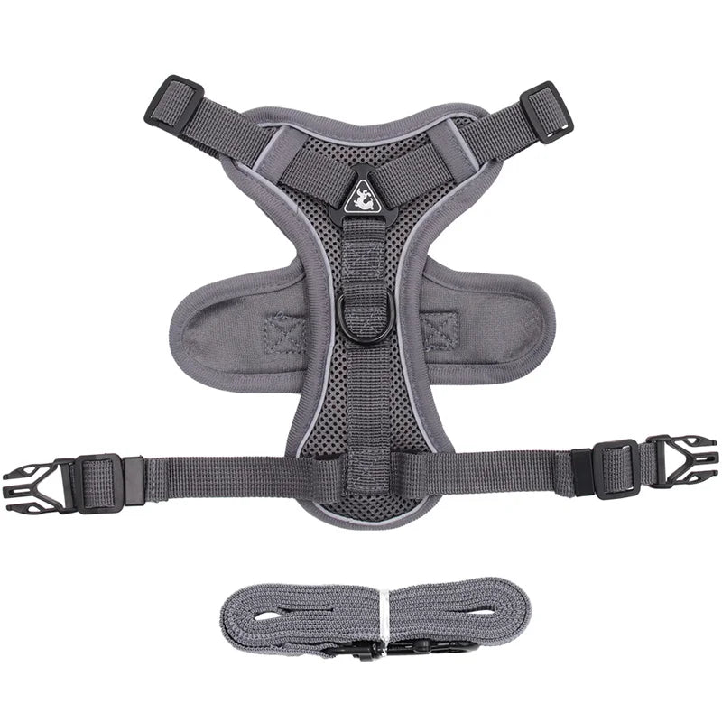 Reflective Cat Harness and Leash Set - Breathable Mesh for Small Dogs and Cats - ZOOMNSTORE