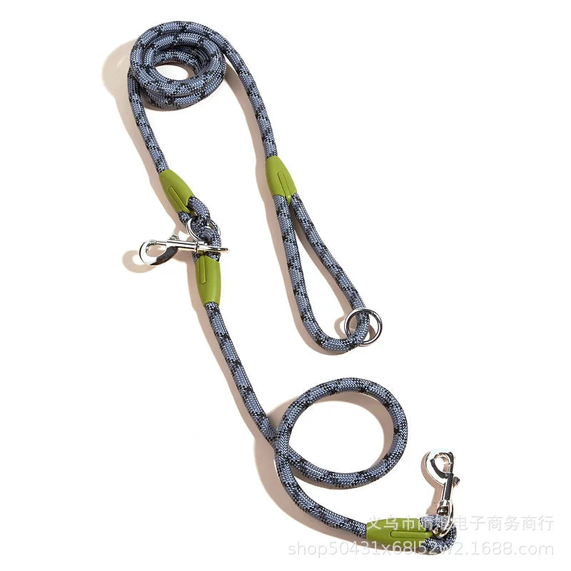 Reflective Nylon Dog Leash - Hands-Free Traction Rope for Small  Large Dogs - ZOOMNSTORE