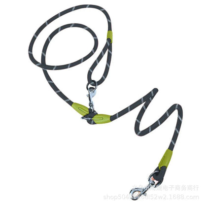 Reflective Nylon Dog Leash - Hands-Free Traction Rope for Small  Large Dogs - ZOOMNSTORE