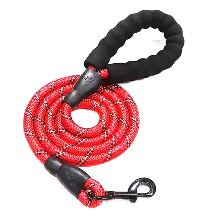 Nylon Reflective Dog Leash - 15m Soft Handle for Small to Large Dogs - ZOOMNSTORE