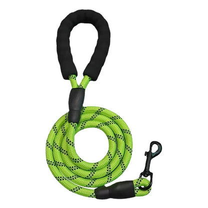 Nylon Reflective Dog Leash - 15m Soft Handle for Small to Large Dogs - ZOOMNSTORE