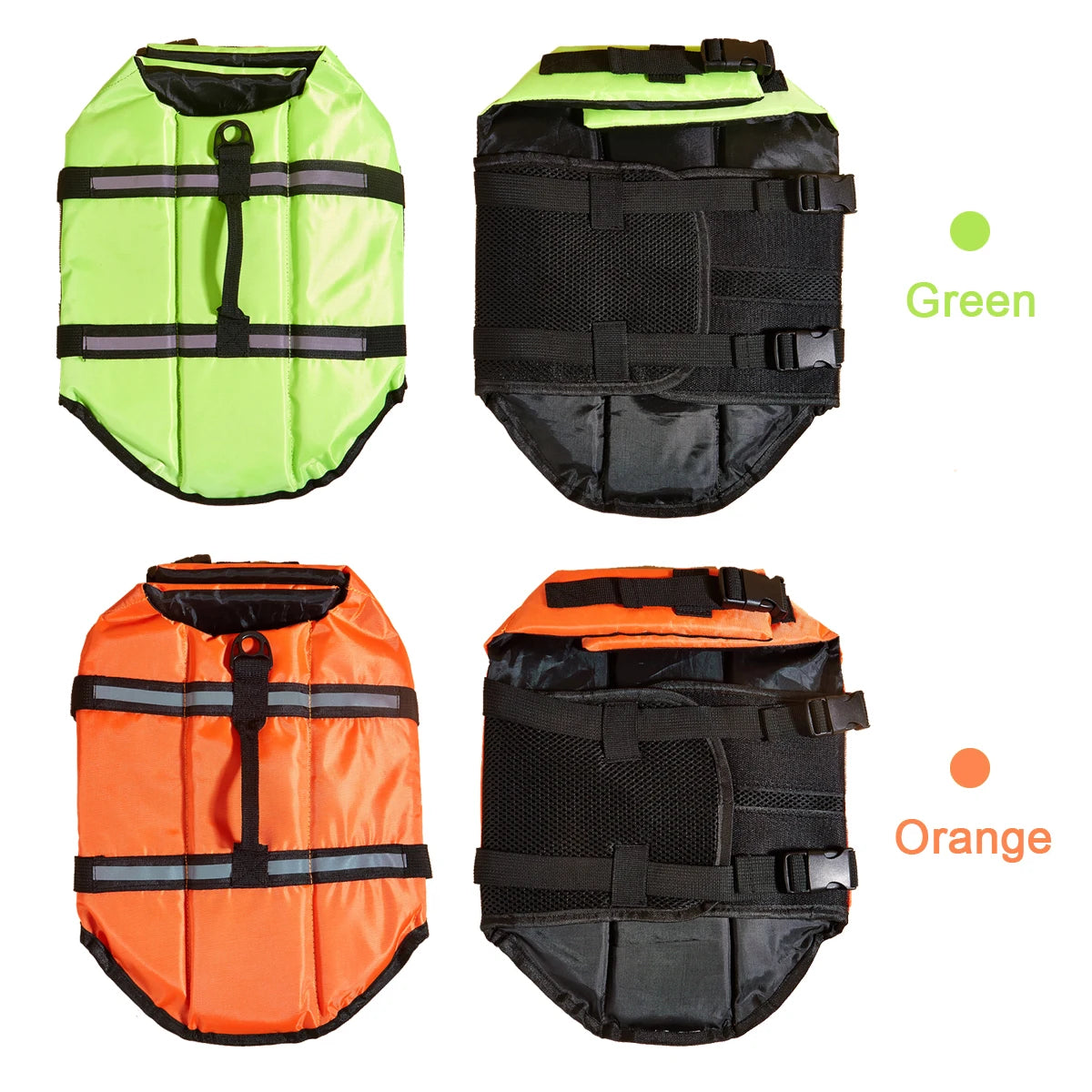 Reflective Dog Life Jacket - Adjustable Safety Vest for Large Dogs - ZOOMNSTORE