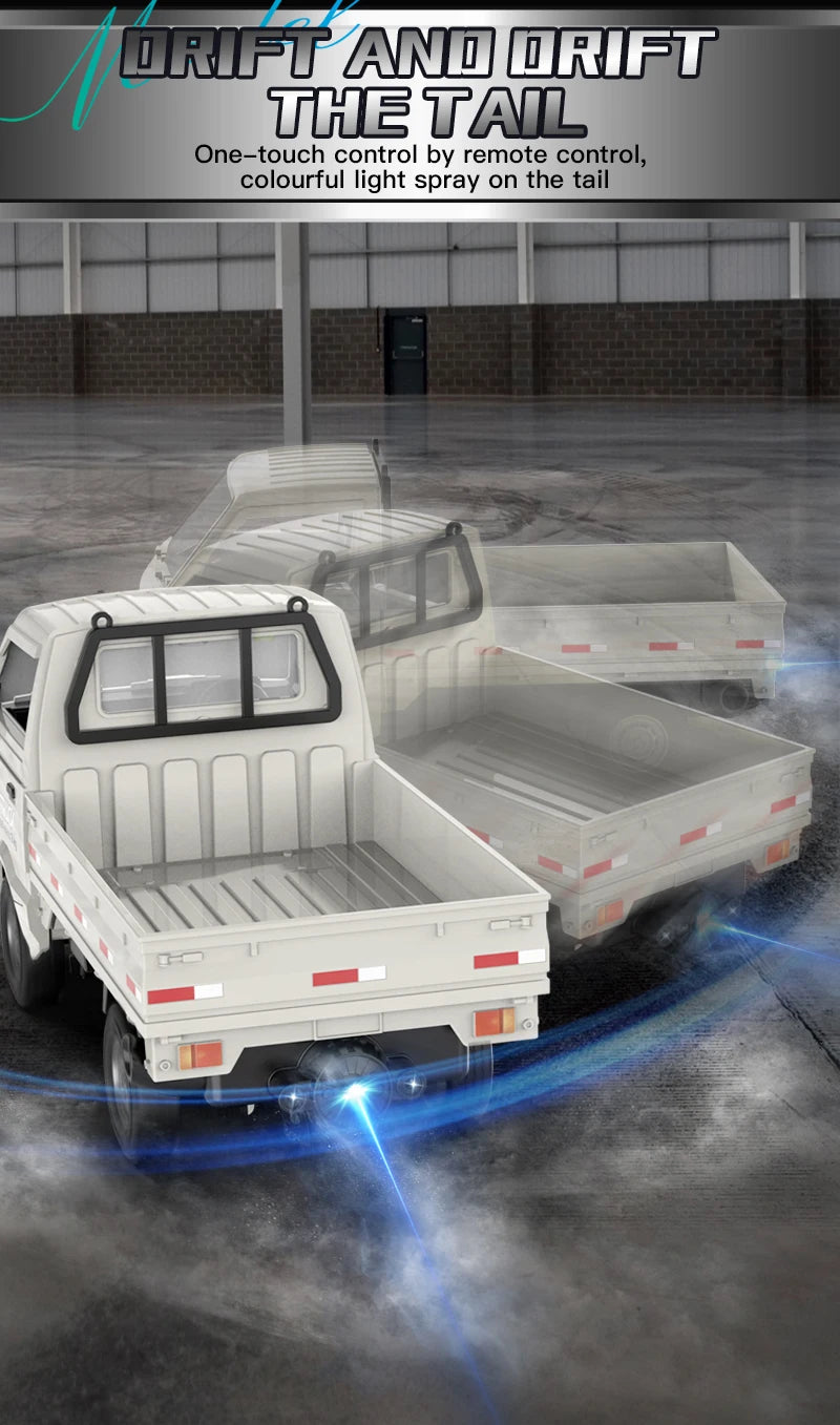 KF21 Remote Control Car - 116 Drift  Climb Truck with Spray  LED Lights for Kids - ZOOMNSTORE