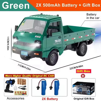 KF21 Remote Control Car - 116 Drift  Climb Truck with Spray  LED Lights for Kids - ZOOMNSTORE