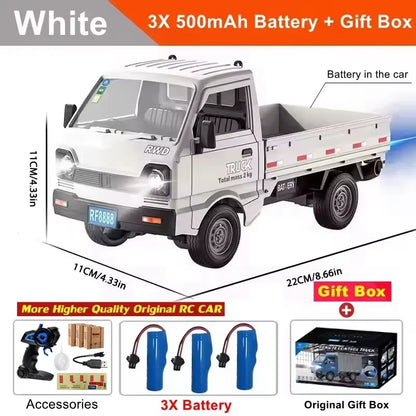 KF21 Remote Control Car - 116 Drift  Climb Truck with Spray  LED Lights for Kids - ZOOMNSTORE