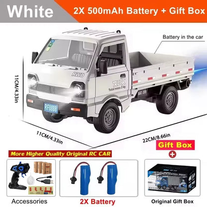 KF21 Remote Control Car - 116 Drift  Climb Truck with Spray  LED Lights for Kids - ZOOMNSTORE