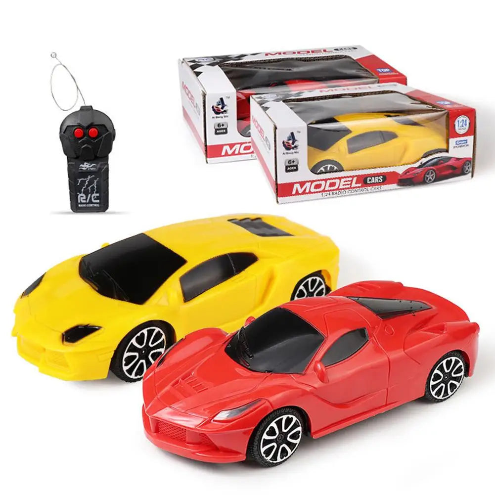 Remote Control Sports Car - Electric RC Toy for Boys  Girls Birthday Gift Random Color - ZOOMNSTORE