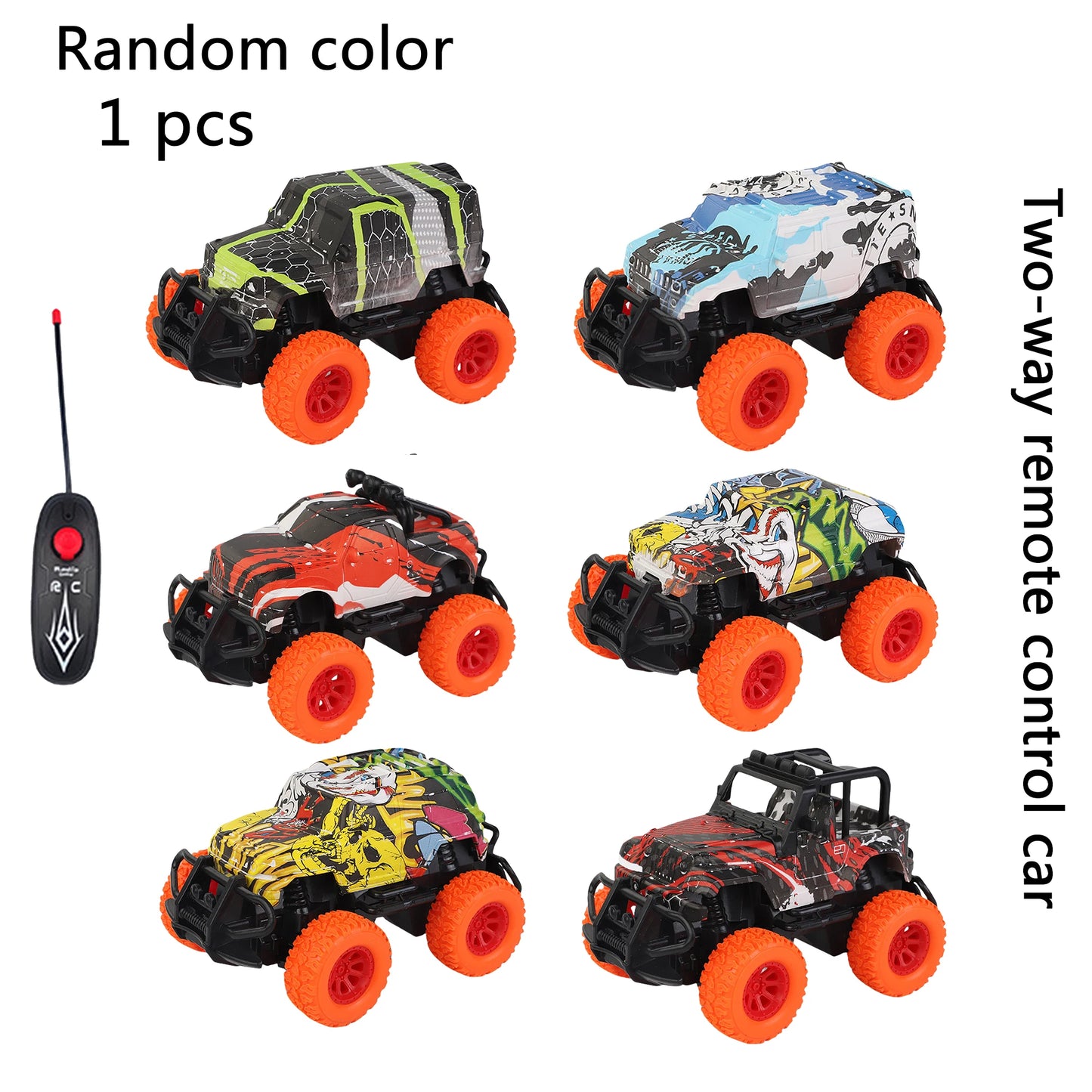 Remote Control Sports Car - Electric RC Toy for Boys  Girls Birthday Gift Random Color - ZOOMNSTORE