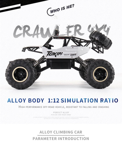 Oike 4WD RC Off-Road Climbing Car - Remote Control All Terrain Truck for Kids  Adults - ZOOMNSTORE